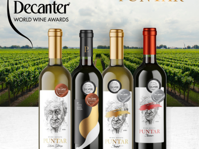 Decanter 2025: Vinarija Puntar osvaja četiri medalje