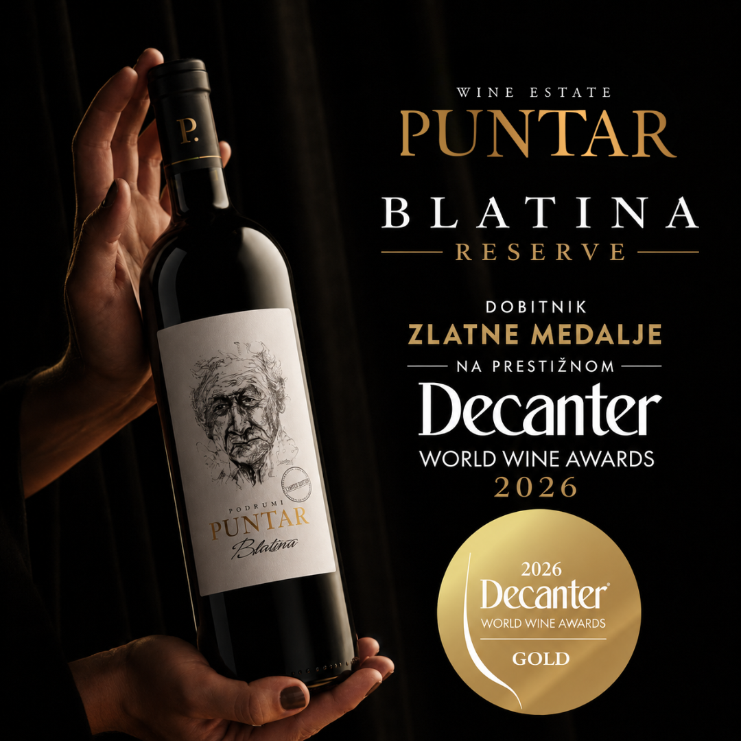 Trenutno pregledavate Decanter 2026 potvrdio kvalitetu Puntar vina: zlato, srebro i bronca